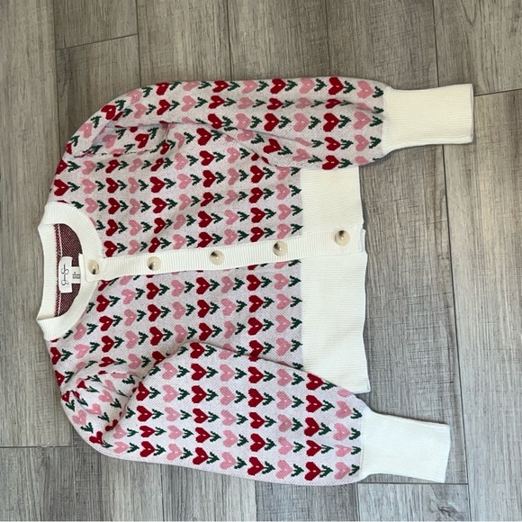 Jessica Simpson Pastel Multicolor Knit Cardigan - Super Soft- M - Picture 10 of 12